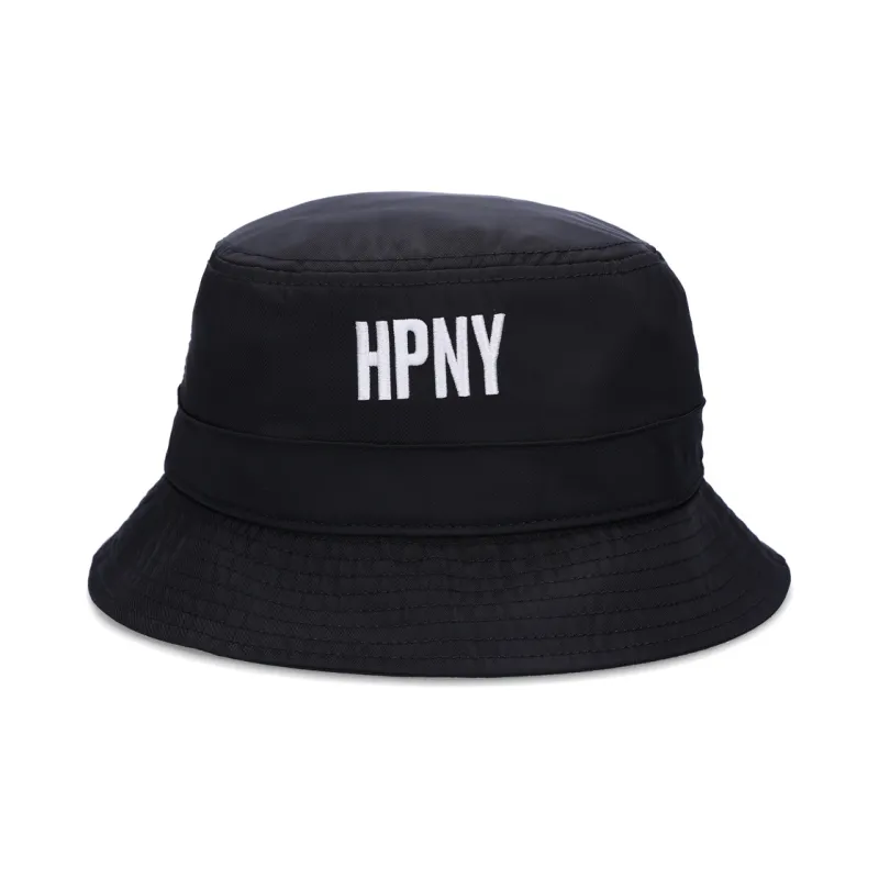 HERON PRESTON Cotton Blend Bucket Hats Men's Black-3