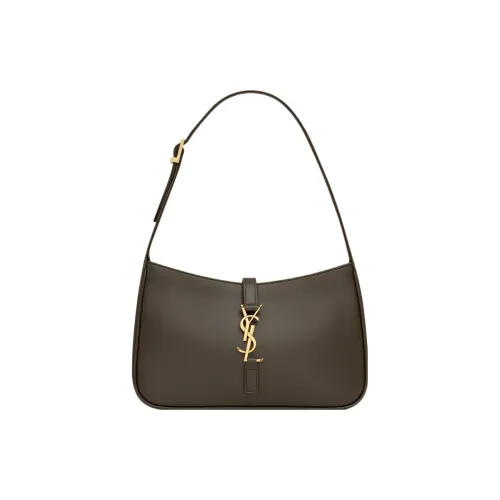 SAINT LAURENT LE5A7 Calfskin Hobo Bag Handbag Shoulder Bag Women's Light Musk