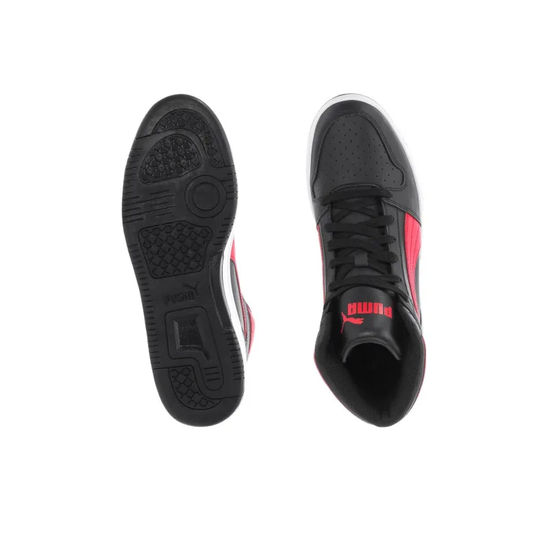 PUMA Rebound Layup Wide 'Black Red'-4