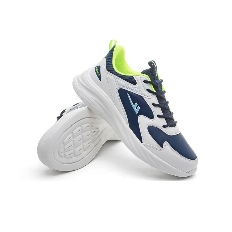 Warrior Wing Series Running Shoes Low Top Casual Shoes Men's Blue Beige-2