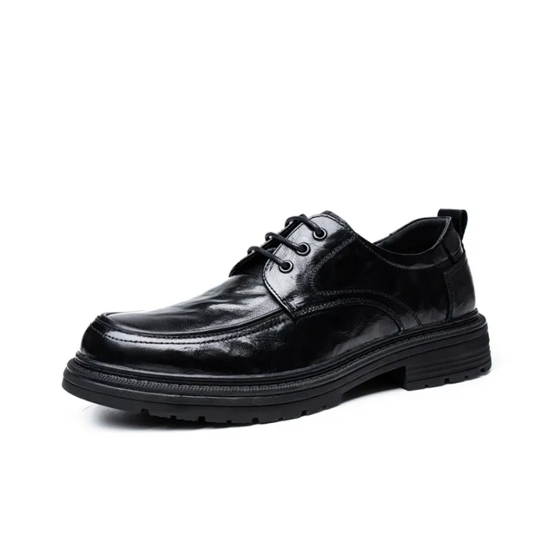 YEDANI Dress Shoes Men Low Top Black/Brown-1