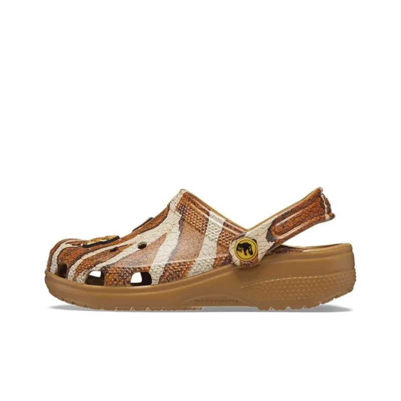Crocs Jurassic World Classic Clogs 'Brown White' Gs-0