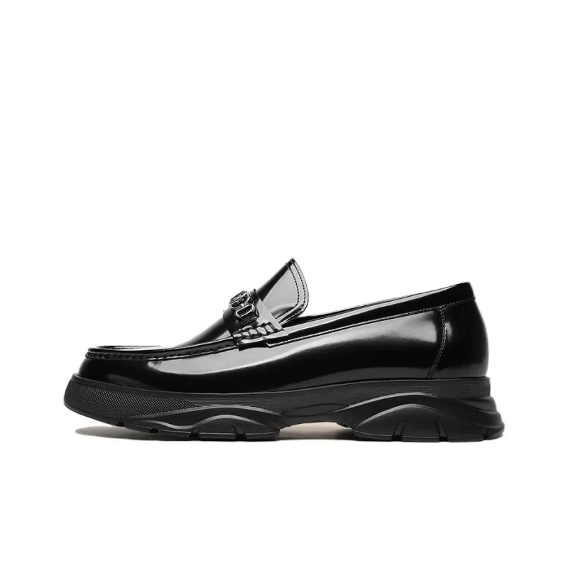 CROWN Loafers Men's Black One Yard Larger-0