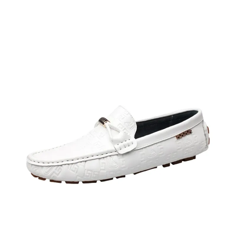 CKVUSAMG Gommino Loafers Men Black/White/Blue-1