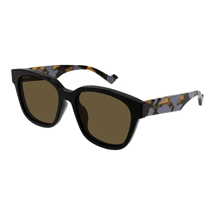 GUCCI Plate Frame Square Sunglasses Unisex-2