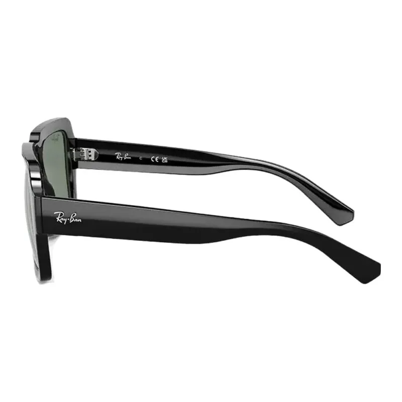 RayBan Injection Molded Square Sunglasses Unisex Black-2