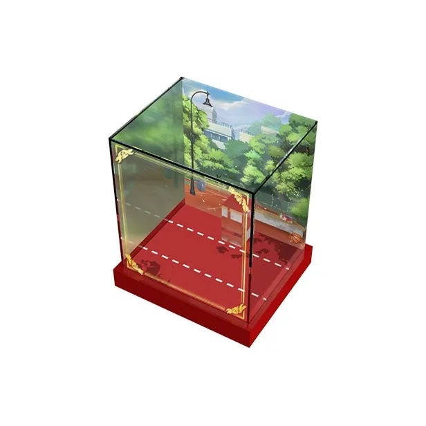 QI GU LI HD Transparent Theme Display Case, Compatible With Sega PM Unreliable Aperlei, Reina Aharen Model Accessories-1