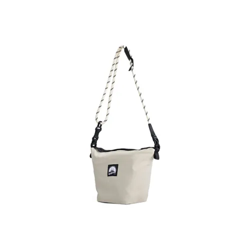 MYEDITION Water Repellent Polyester Bucket Chlo Bag, Shoulder Chlo Bag Trumpets Unisex Black/Beige Gray/Olive Green