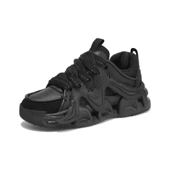 Masongarments Storm 3 Wear Resistant Breathable Height Increasing Low Top Chunky Sneakers Unisex Obsidian Black