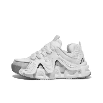 Masongarments Storm 3 Height Increasing Wear Resistant Low Top Chunky Sneakers Unisex Vintage White Box Limited Edition
