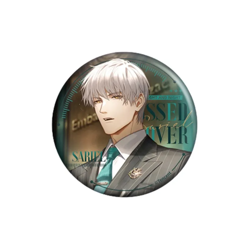 The Love Of Light And Night Osborn Evan Sariel Jesse Charlie Su Tinplate Badge Fourth Edition IP Merch-3