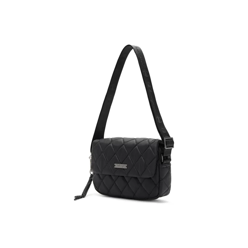 Champion Fabric Shoulder Bag Small Size Unisex Dark Green/Black-9