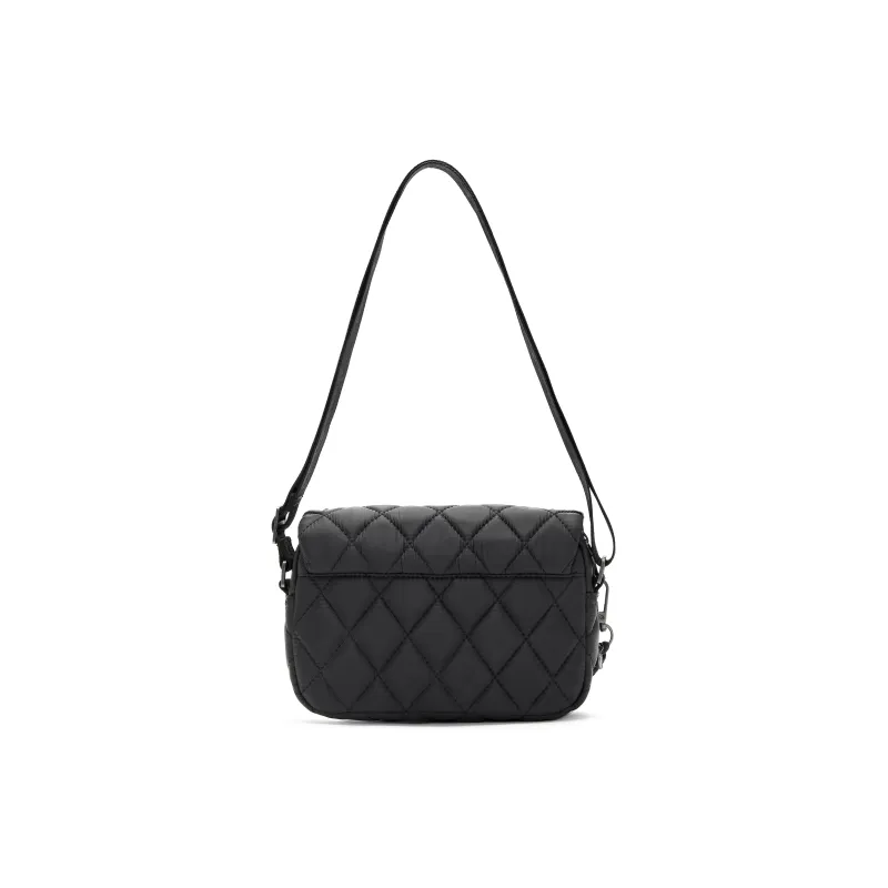 Champion Fabric Shoulder Bag Small Size Unisex Dark Green/Black-11