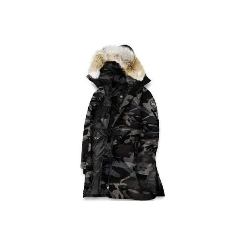 Canada Goose Shelburne Series Down Jackets Women's Black Camouflage