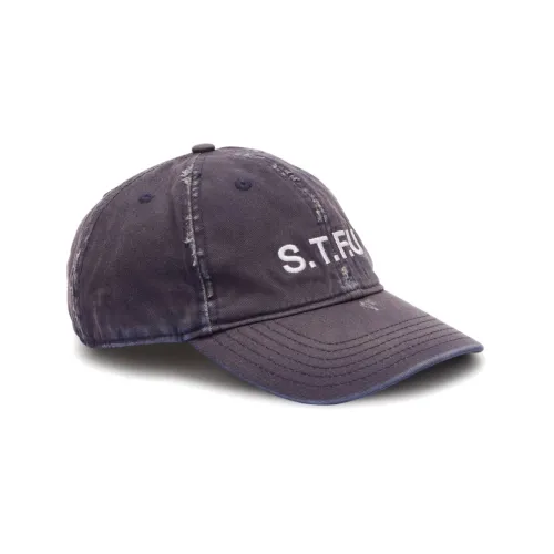 HERON PRESTON Logo-embroidered Distressed-finish Cap