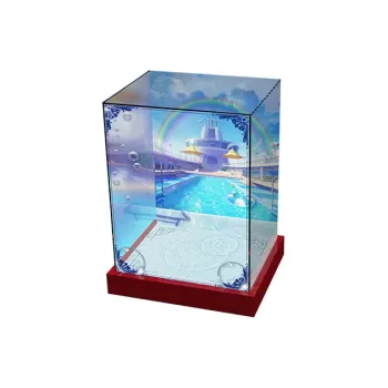 QI GU LI High Transparency Display Case Compatible With TAITO Date A Live Star Shrine Six Fruits Ver. Model Accessories