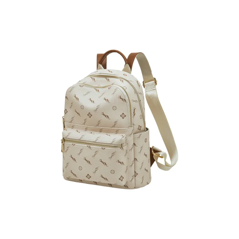 FOXER Synthetic Leather Backpack Medium Size Women's Multicolor-3