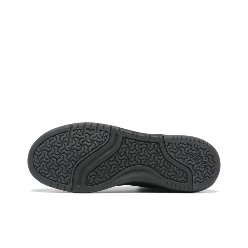361° Winter Syndrome Anti Slip Wear Resistant High Top Skateboard Shoes Men's Black Gray-4