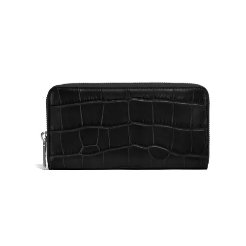 COACH Unisex Accordion Wallet Black