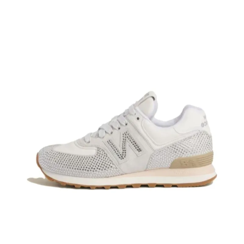 New Balance x MIU MIU NB 574 Slip Resistant Low Top Casual Shoes Women's White-0