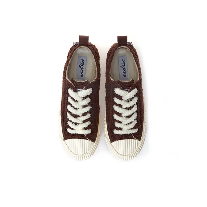 Excelsior Canvas Shoes Unisex Low Top Cocoa Bear Brown-3