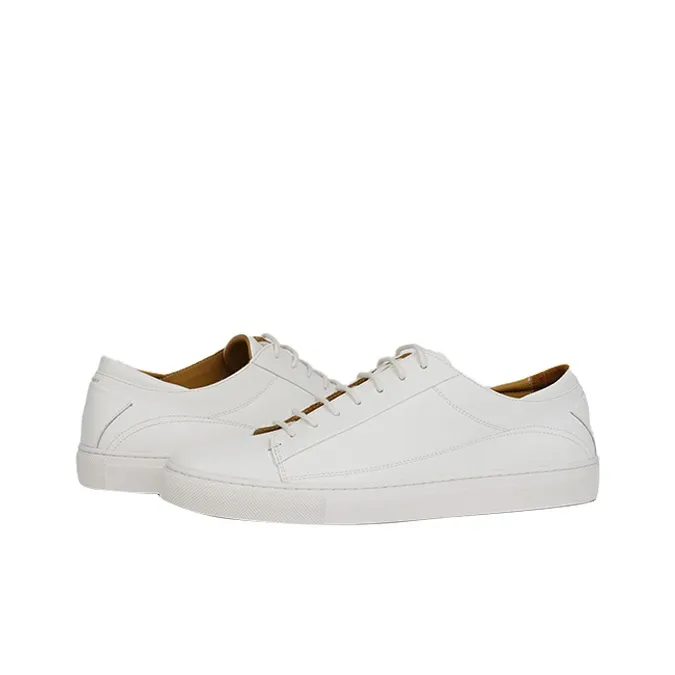 TIMOTHY&CO. Low-Top Skateboard Shoes Men's White-1