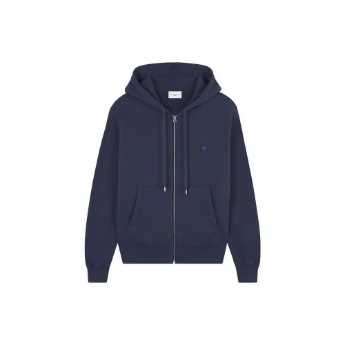 Maison Kitsune Sweatshirts Unisex Navy Blue