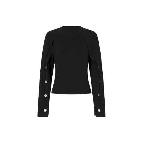 JZ. ANNAKRO Knitwear Women's Plain Black