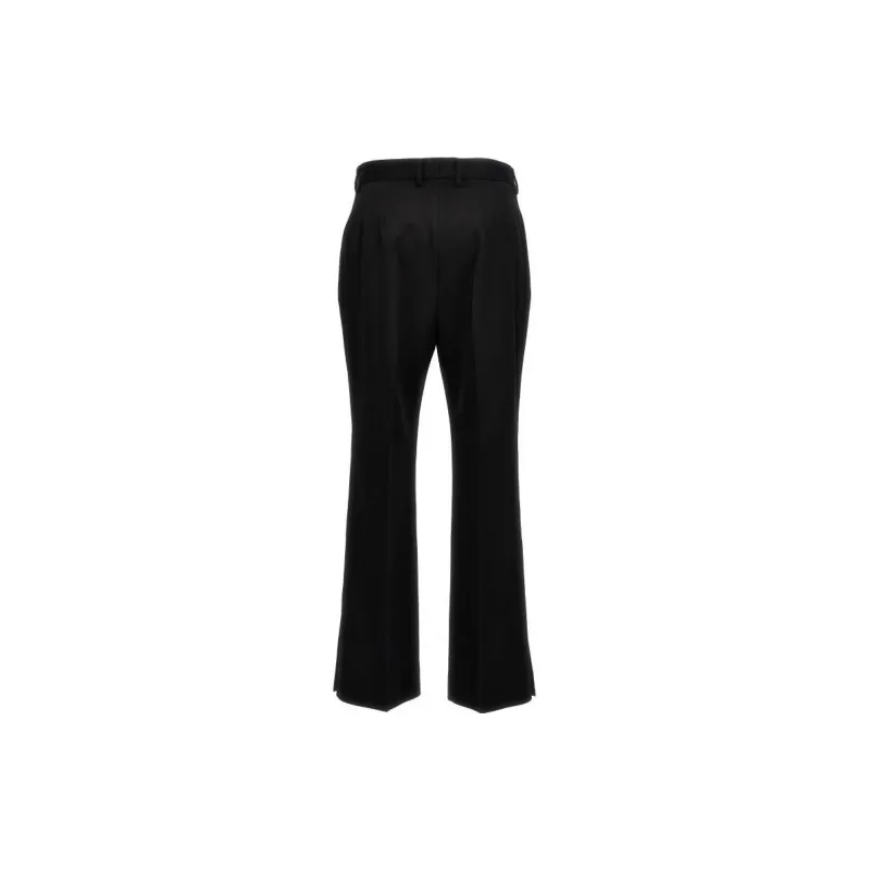 Lanvin Pleated Detail Flared Leg Trousers-1