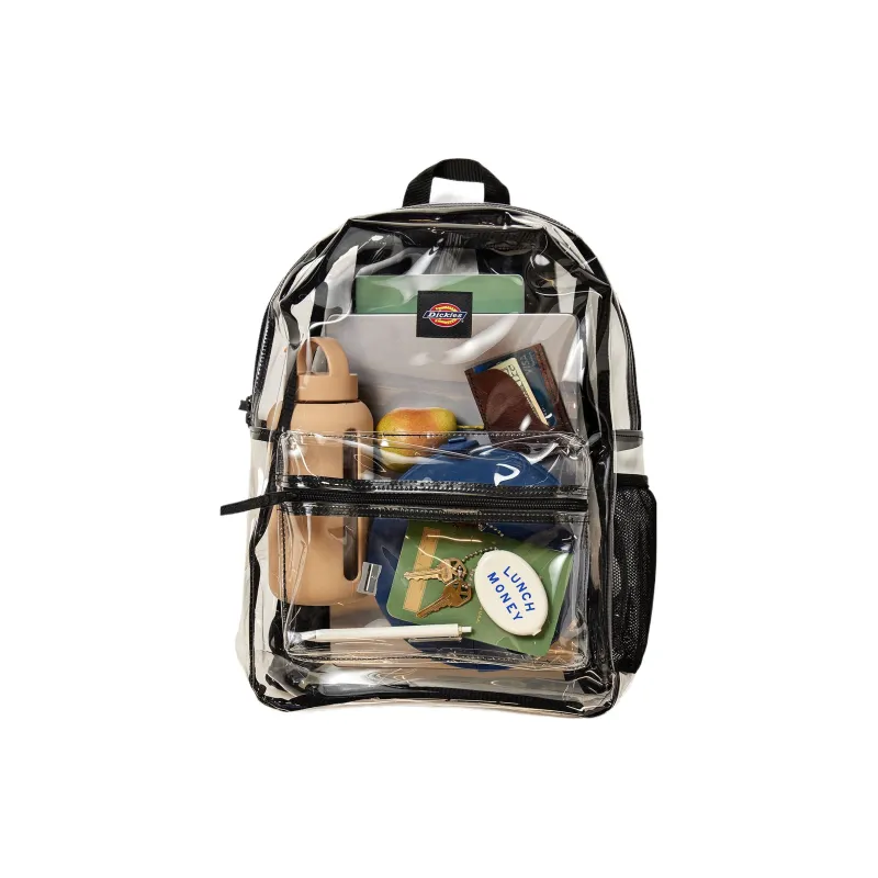 Dickies Transparent PVC Backpack Regular Unisex Transparent-3