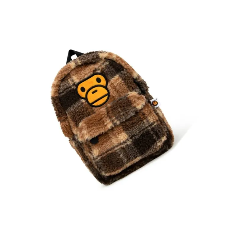 Aape Polyester Backpack Regular Unisex Brown-2