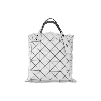 ISSEY MIYAKE Vinyl Chloride Resin Tote Bag, Shopping Bag, Laptop Bag, One Shoulder Handbag Regular Women's White