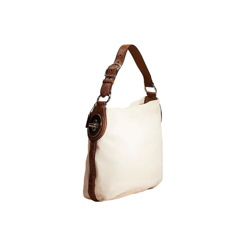 COACH Penelope Leather Tote Bag Shopping Bag Handbag Large Size Women's White-1