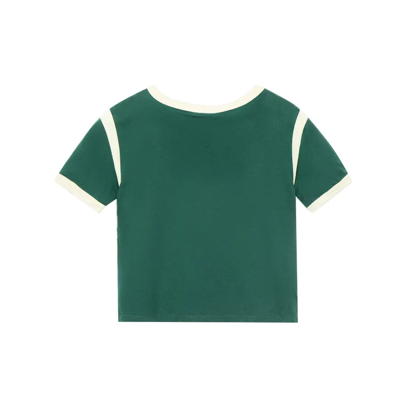 CELINE T Shirts Women's Green-1