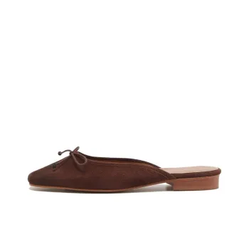 FLATTERED Malva Closed Toe Slippers 1.5cm Women's Brown