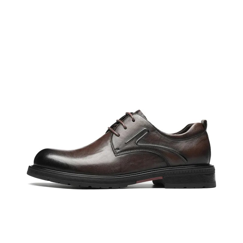 15 MINS Dress Shoes Men Low Top Black/Brown-9