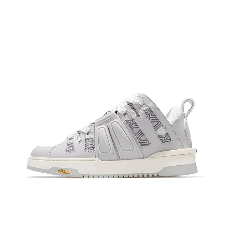 Palladium Pallablast St Mg Anti Slip Wear Resistant Low Top Casual Shoes Women's Gray White-0