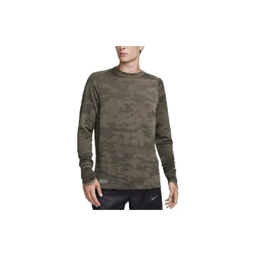 Nike THERMA-FIT ADV T-Shirts Men Olive