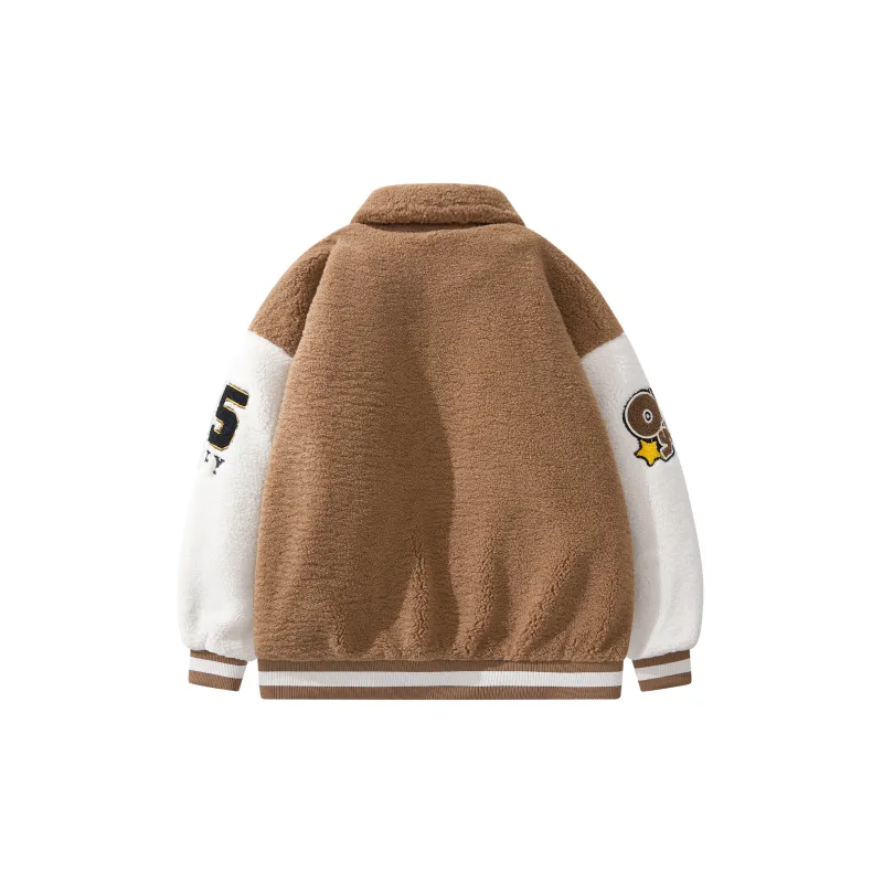 Crayon Shinchan Velvet feel Coat Unisex-4