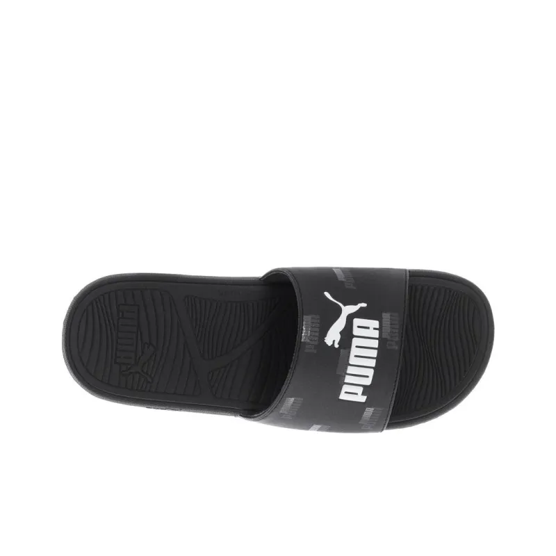 PUMA Cool Cat 2.0 Rubber Sole Quiet Slide Slippers Men's Black-3