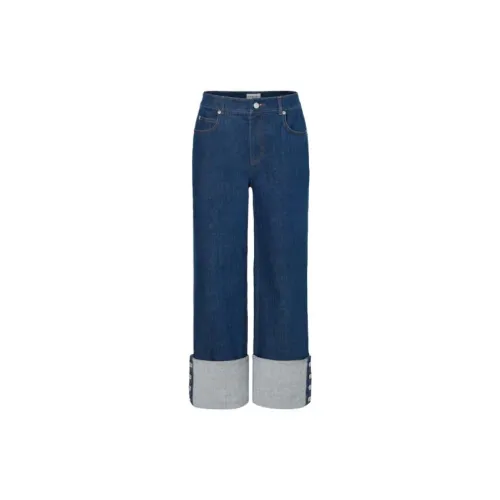 Carven Jeans Women's Royal Blue