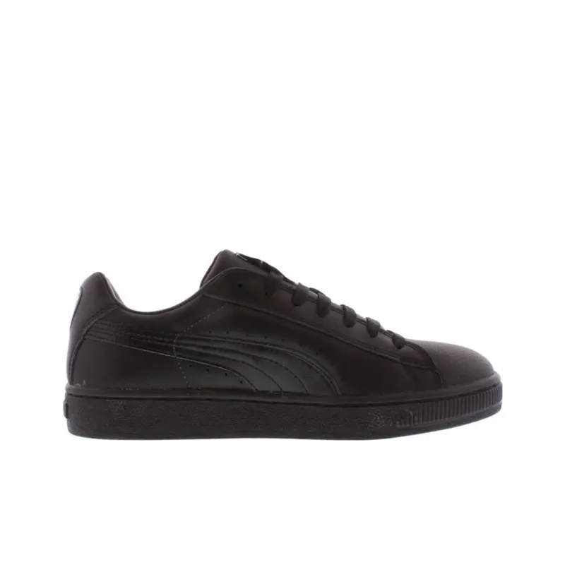 PUMA Basket Ii Cushioning Wear-Resistant Low-Top Skateboard Shoes Men's Black-1