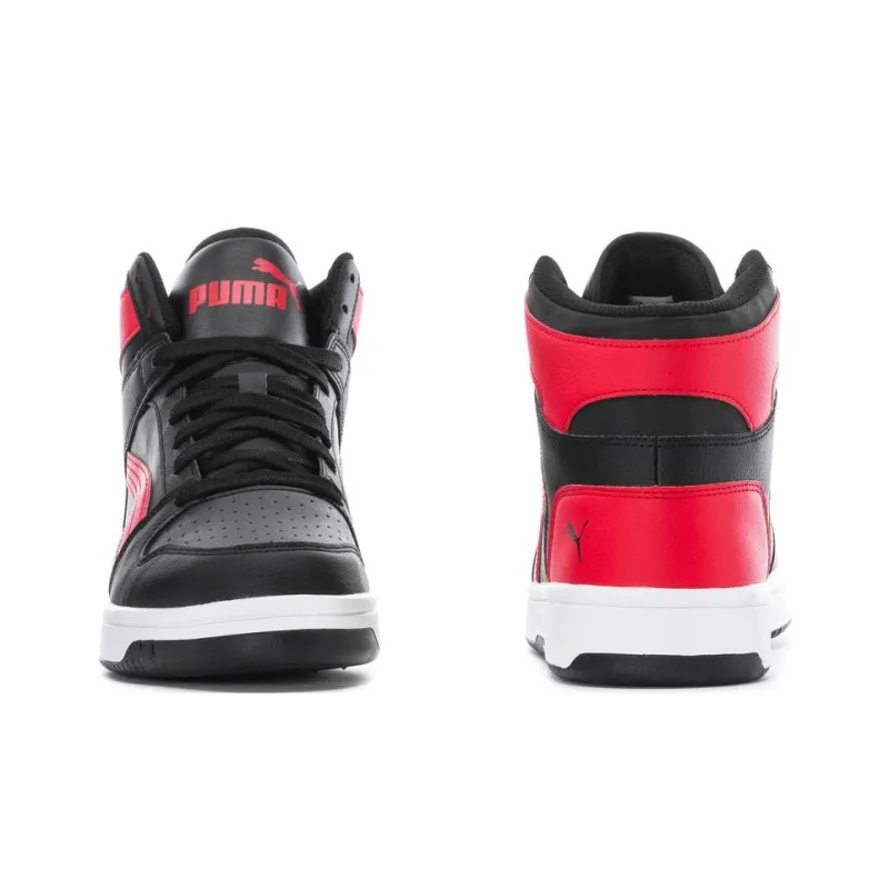 PUMA Rebound Layup Wide 'Black Red'-3