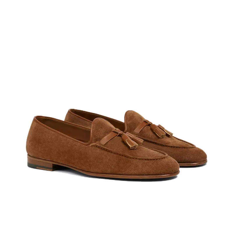 Malone Souliers Loafers Men's Walnut Wood-2