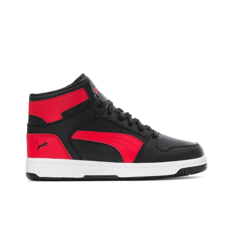 PUMA Rebound Layup Wide 'Black Red'-1