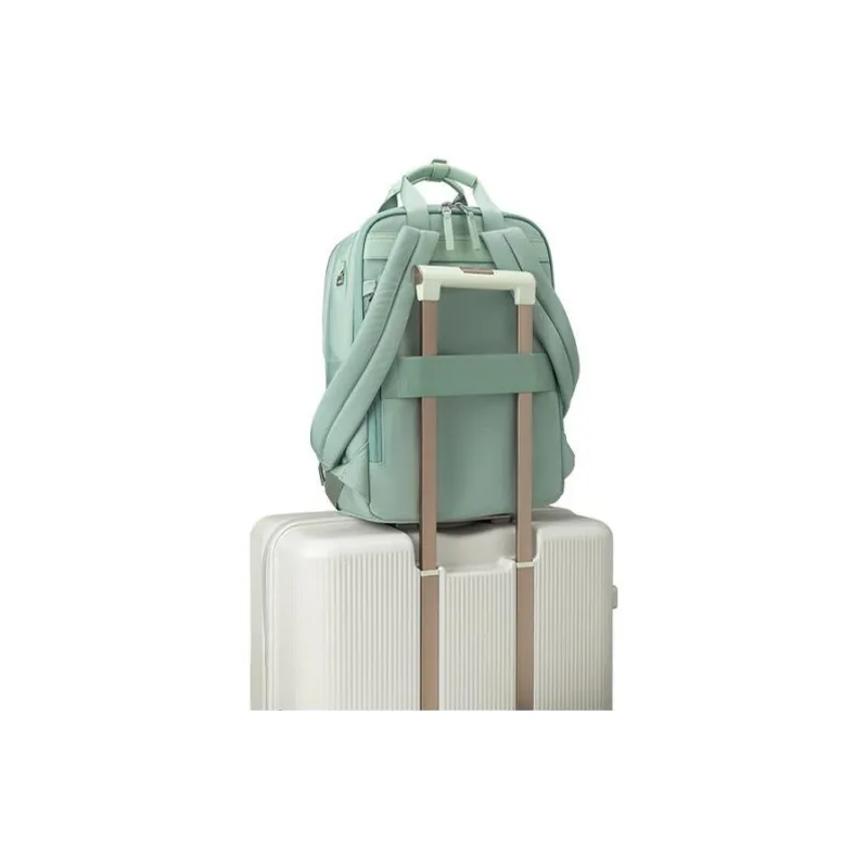 SAMSONITE AQUARIUS Fabric Travel Bags Backpack Women's Green-5