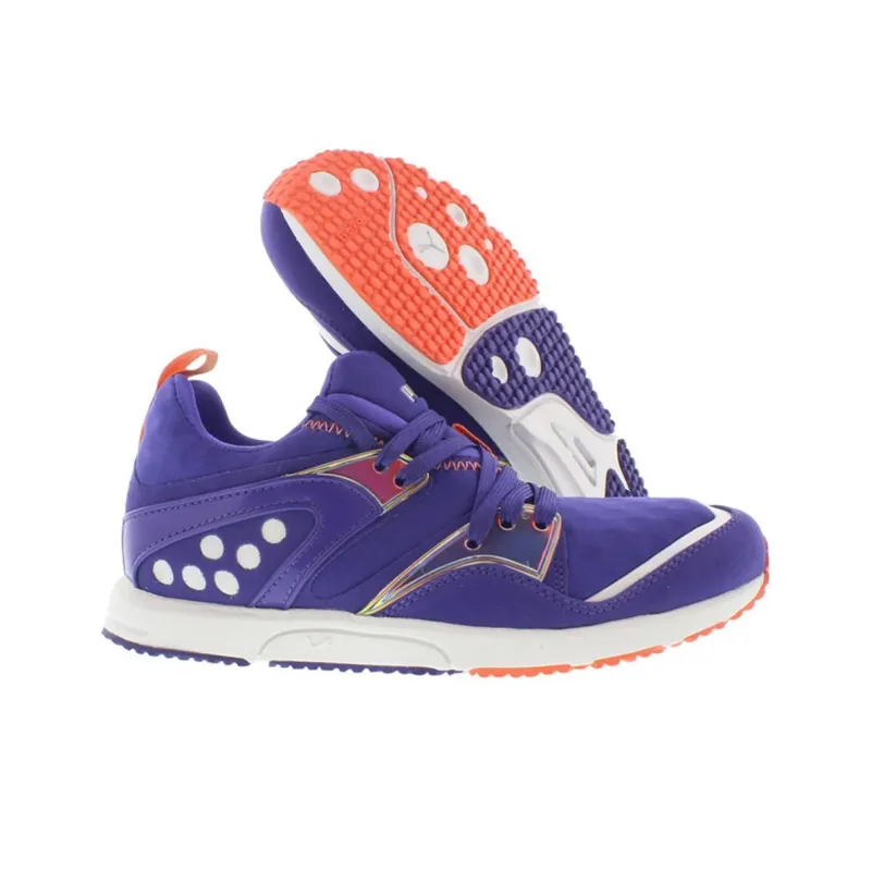 PUMA Future Blaze Lite Irides Future Blaze Lite Cushioning Wear Resistant Low Top Running Shoes Women's Purple-4