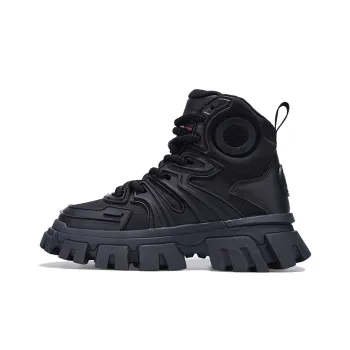 Palladium High Top Chunky Sneakers Men's Oyster Black