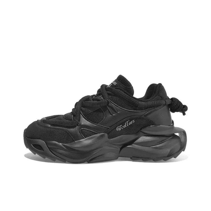 TCELLARS Cushioned Wear-Resistant Impact-Resistant Lightweight Height Increasing Low-Top Chunky Sneakers Unisex-6