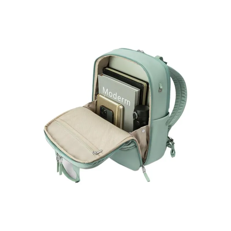 SAMSONITE AQUARIUS Fabric Travel Bags Backpack Women's Green-4